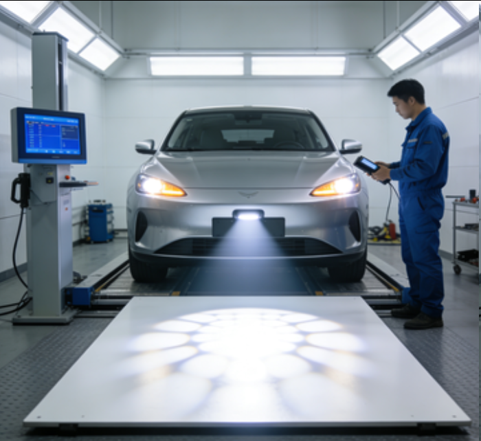 新能源汽车灯光照明检测