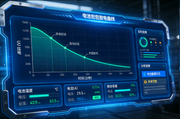 电池包放电曲线检测分析