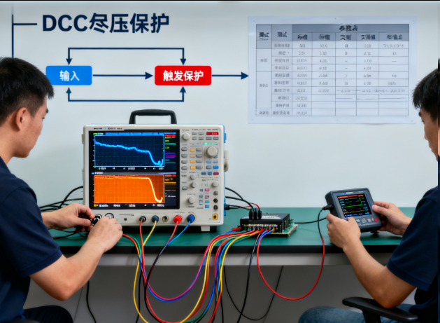 DCDC 欠压保护测试