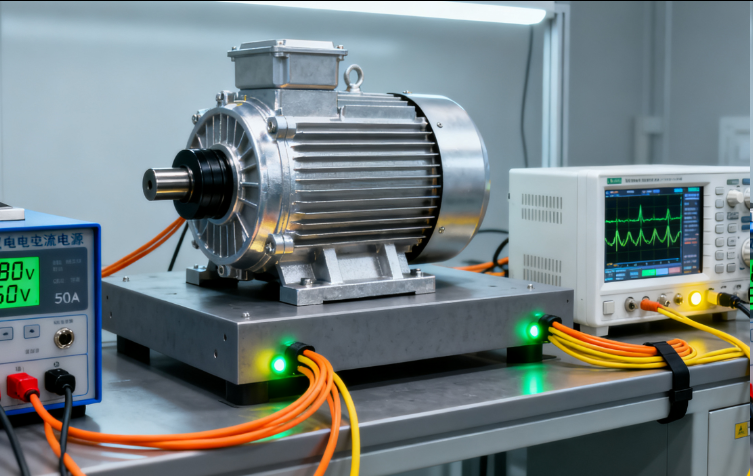 双向交流电源的电机驱动测试