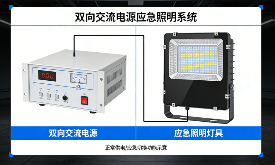 双向交流电源的应急照明