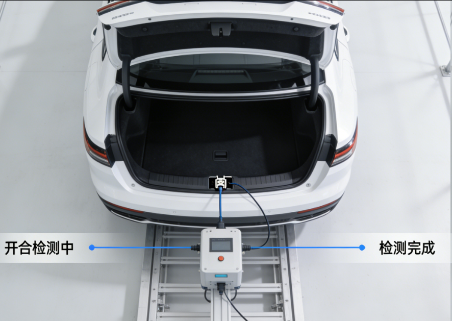新能源汽车后备箱开合检测