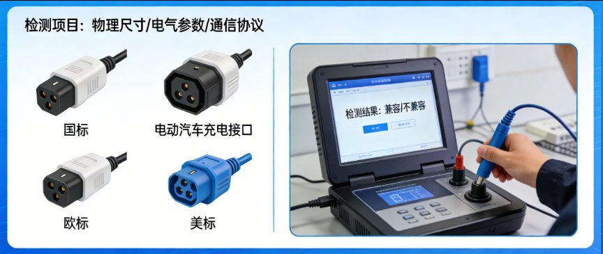 电动汽车充电接口兼容性检测