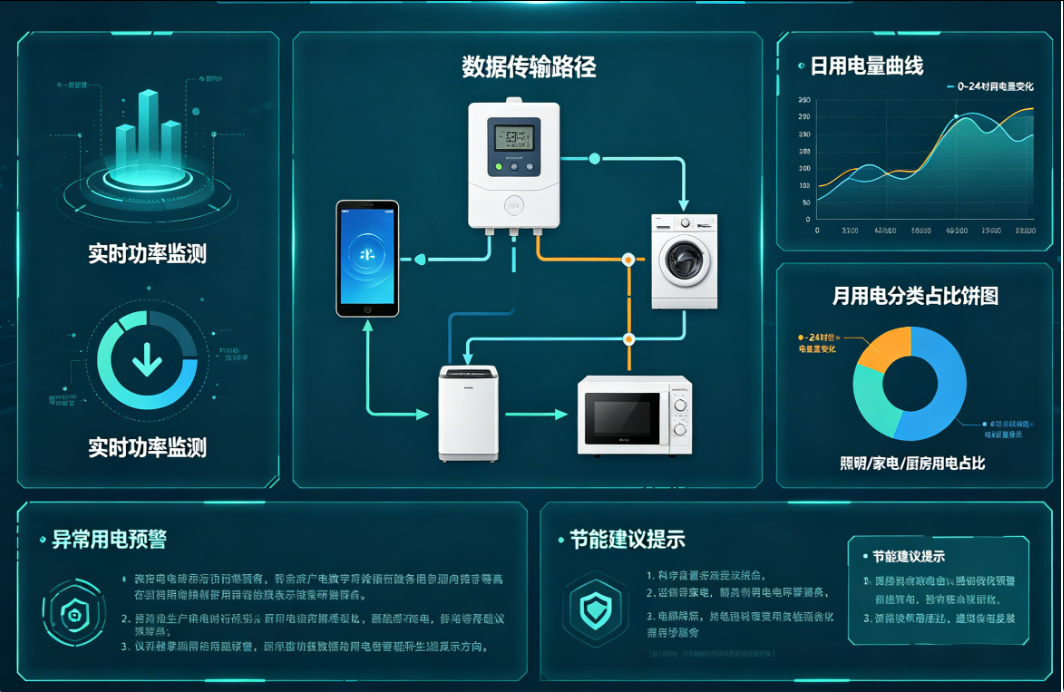 数字功率表在家庭用电精细化管理中的应用